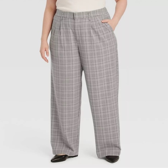 a new day Gray Wide Leg Trousers - Picture 1 of 6